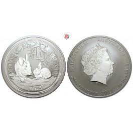 Australien, Elizabeth II., 10 Dollars 2011, 310,69 g fein, st