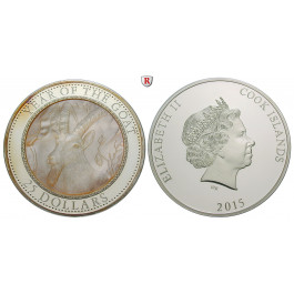 Cook Inseln, Elizabeth II., 25 Dollars 2015, PP