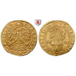 Nürnberg, Stadt, Goldgulden 1613, ss+