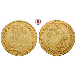 Bayern, Herzogtum, Karl Albrecht, 1/2 Karolin 1726, ss