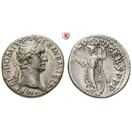 Römische Kaiserzeit, Domitianus, Denar 92-93, ss+