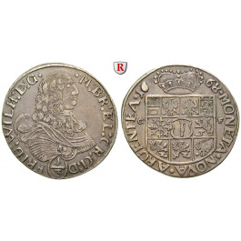 Brandenburg-Preussen, Kurfürstentum Brandenburg, Friedrich Wilhelm, 1/3 Taler 1668, ss+