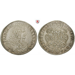 Brandenburg-Preussen, Kurfürstentum Brandenburg, Friedrich III., 2/3 Taler 1692, ss+