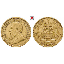 Südafrika, Südafrikanische Republik, 1/2 Pond 1894, 3,66 g fein, ss