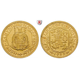 Tschechoslowakei, Dukat 1932, 3,44 g fein, vz-st