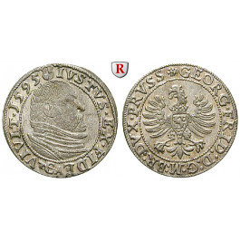 Preussen, Herzogtum, Georg Friedrich, Groschen 1595, vz/vz-st