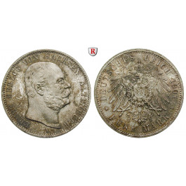Deutsches Kaiserreich, Sachsen-Altenburg, Ernst, 5 Mark 1901, A, vz/st, J. 143