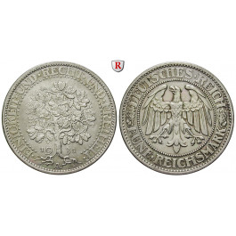 Weimarer Republik, 5 Reichsmark 1931, Eichbaum, A, f.vz, J. 331
