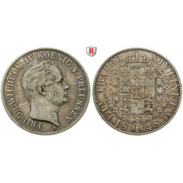 Brandenburg-Preussen, Königreich Preussen, Friedrich Wilhelm IV., Taler 1848, ss