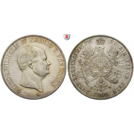 Brandenburg-Preussen, Königreich Preussen, Friedrich Wilhelm IV., Vereinsdoppeltaler 1859, vz/vz-st
