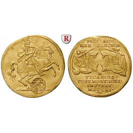 Sachsen, Albertinische Linie, Friedrich August I., Dukat 1711, f.vz