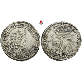 Brandenburg-Preussen, Kurfürstentum Brandenburg, Friedrich Wilhelm, 2/3 Taler 1688, ss+