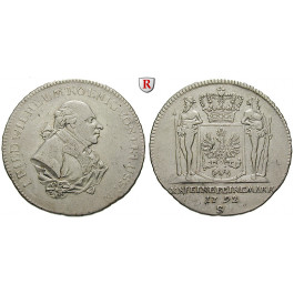 Brandenburg-Preussen, Königreich Preussen, Friedrich Wilhelm II., 2/3 Taler 1792, vz