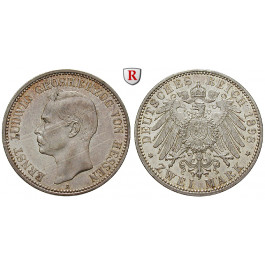 Deutsches Kaiserreich, Hessen, Ernst Ludwig, 2 Mark 1898, A, f.vz/vz+, J. 72