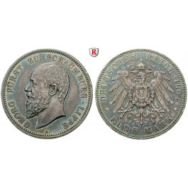 Deutsches Kaiserreich, Schaumburg-Lippe, Georg, 5 Mark 1904, A, ss-vz, J. 165