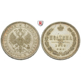 Russland, Alexander II., Poltina 1870, vz