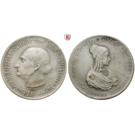 Nebengebiete, Westfalen, Zwittermedaille o.J., vom Stein/Droste-Hülshoff, vz-st, J. N29