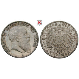 Deutsches Kaiserreich, Baden, Friedrich I., 2 Mark 1904, G, f.st, J. 32