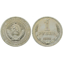 Russland, UdSSR, Rubel 1969, vz-st