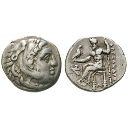 Makedonien, Königreich, Alexander III. der Grosse, Drachme 310-301 v.Chr., ss+