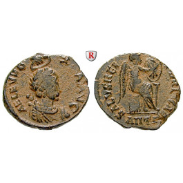 Römische Kaiserzeit, Eudoxia, Frau des Arcadius, Bronze 401-403, ss-vz