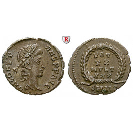 Römische Kaiserzeit, Constans, Follis 347-348, vz