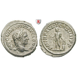 Römische Kaiserzeit, Caracalla, Denar 215, ss-vz