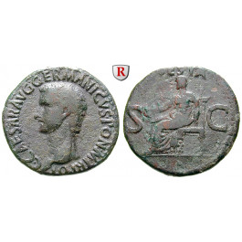 Römische Kaiserzeit, Caligula, As 37-38, ss