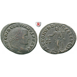 Römische Kaiserzeit, Diocletianus, Follis 303-305, ss-vz