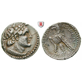 Ägypten, Königreich der Ptolemäer, Ptolemaios VI., Didrachme Jahr 107 = 153-152 v.Chr., vz