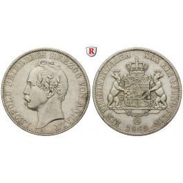 Anhalt, Anhalt-Dessau, Leopold Friedrich, Vereinstaler 1869, ss