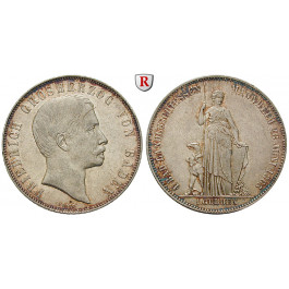 Baden, Grossherzogtum Baden, Friedrich I., Gulden 1863, f.vz/vz-st