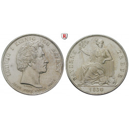 Bayern, Königreich, Ludwig I., Geschichtstaler 1830, ss-vz