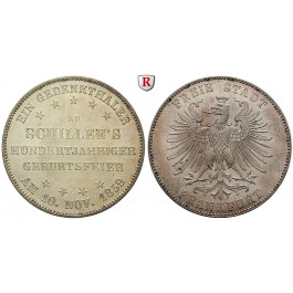 Frankfurt, Stadt, Vereinstaler 1859, vz-st/vz