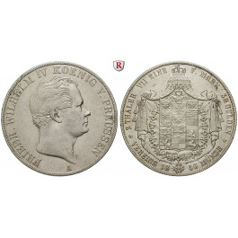 Brandenburg-Preussen, Königreich Preussen, Friedrich Wilhelm IV., Vereinsdoppeltaler 1846, ss-vz/vz