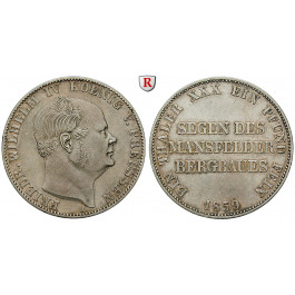 Brandenburg-Preussen, Königreich Preussen, Friedrich Wilhelm IV., Ausbeutetaler 1859, ss-vz