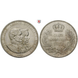 Sachsen, Königreich Sachsen, Johann, Vereinsdoppeltaler 1872, vz