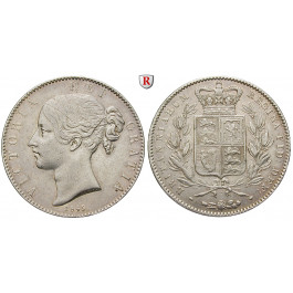 Grossbritannien, Victoria, Crown 1845, ss