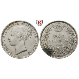 Grossbritannien, Victoria, Shilling 1873, f.vz