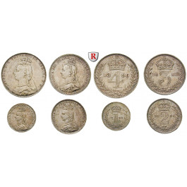 Grossbritannien, Victoria, Maundy-Satz 1890, vz