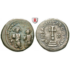 Byzanz, Heraclius und Heraclius Constantinus, Hexagramm 615-638, ss