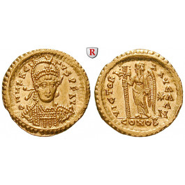 Römische Kaiserzeit, Marcianus, Solidus 450-457, vz-st