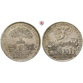 Anhalt, Anhalt-Bernburg, Victor Friedrich, Silbermedaille 1759, f.vz