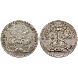 Hamburg, Stadt, Silbermedaille o.J. (18 Jh.), vz