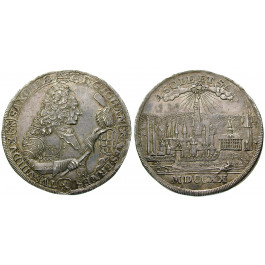Sachsen, Sachsen-Saalfeld, Johann Ernst VIII., Reichstaler 1720, vz+
