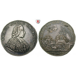 Köln, Bistum, Clemens August von Bayern, 1/2 Ausbeutetaler 1759, ss-vz/vz