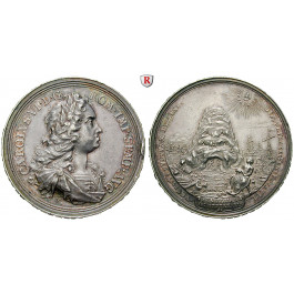 Römisch Deutsches Reich, Karl VI., Silbermedaille 1725, vz