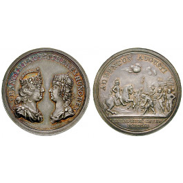 Römisch Deutsches Reich, Maria Theresia, Silbermedaille 1751, vz+