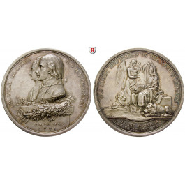 Brandenburg-Preussen, Königreich Preussen, Friedrich Wilhelm III., Silbermedaille 1798, f.st
