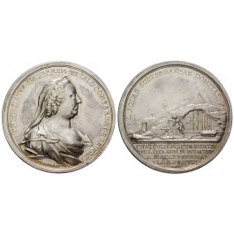 Römisch Deutsches Reich, Maria Theresia, Silbermedaille 1765, f.vz